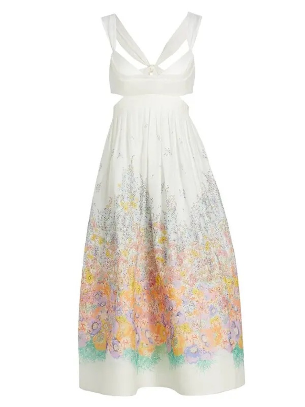 Zimmermann White Sheer Skirt